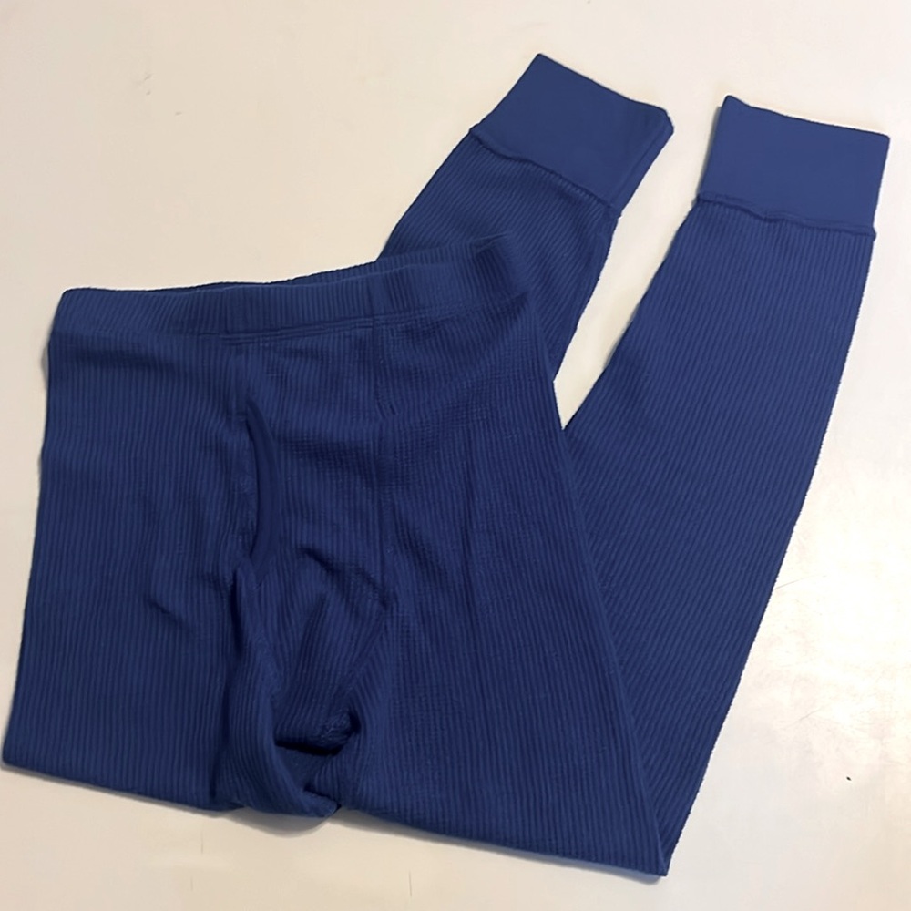 Boys long johns blue size 8 M fruit of the loom